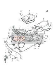 9211605H00, Cushion,Front Box Inner (L:490 ), Suzuki, 1